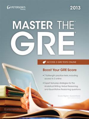 cover image of Master the GRE 2013